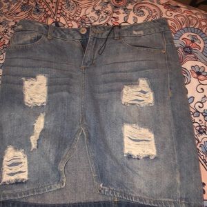 Denim skirt